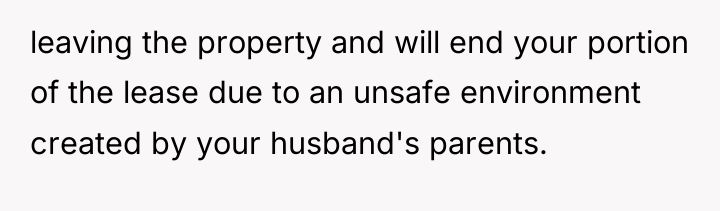 leaving the property and will end your portion of the...