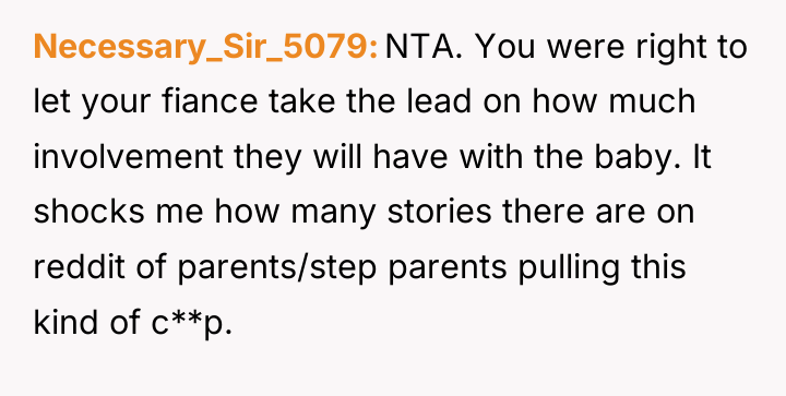 Necessary_Sir_5079 NTA. You were right to let your fiance take...