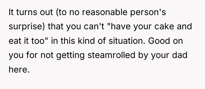 It turns out (to no reasonable person's surprise) that you...