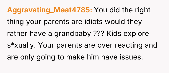 Aggravating_Meat4785 You did the right thing your parents are idiots...