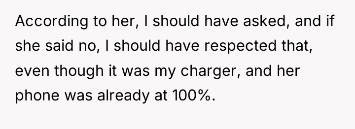 According to her, I should have asked, and if she...