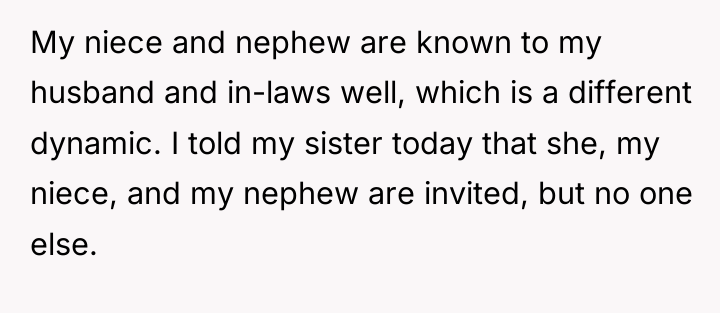My niece and nephew are known to my husband and...