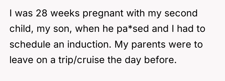 I was 28 weeks pregnant with my second child, my...