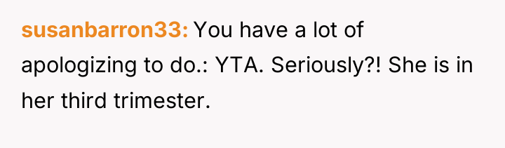 susanbarron33 You have a lot of apologizing to do.: YTA....