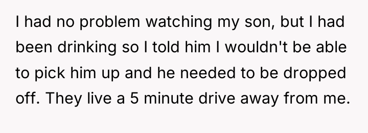 I had no problem watching my son, but I had...