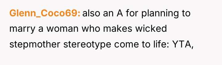 Glenn_Coco69 also an A for planning to marry a woman...