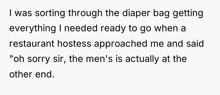 I was sorting through the diaper bag getting everything I...