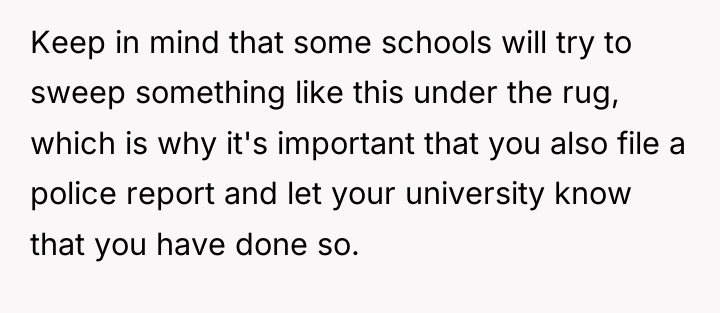 Keep in mind that some schools will try to sweep...
