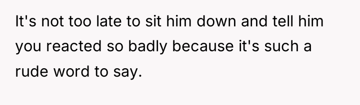 It's not too late to sit him down and tell...