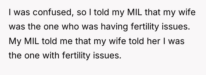 I was confused, so I told my MIL that my...
