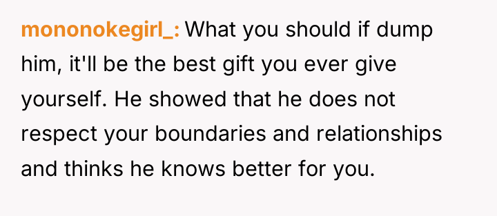 mononokegirl_ What you should if dump him, it'll be the...