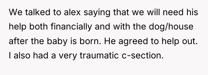We talked to alex saying that we will need his...