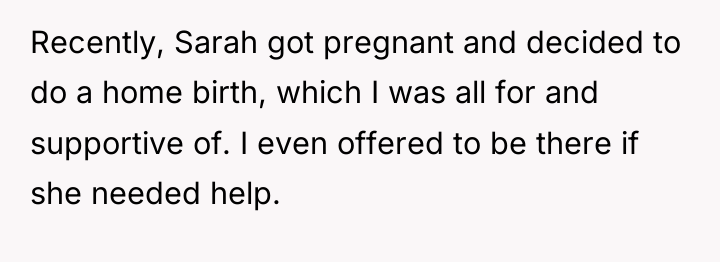 Recently, Sarah got pregnant and decided to do a home...