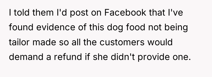 I told them I'd post on Facebook that I've found...