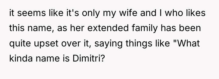 it seems like it's only my wife and I who...