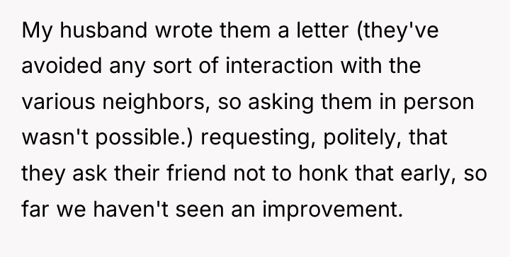 My husband wrote them a letter (they've avoided any sort...