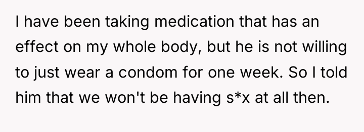I have been taking medication that has an effect on...
