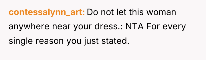 contessalynn_art Do not let this woman anywhere near your dress.:...