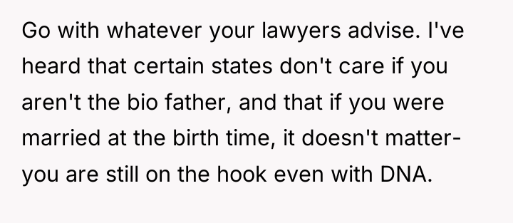 Go with whatever your lawyers advise. I've heard that certain...