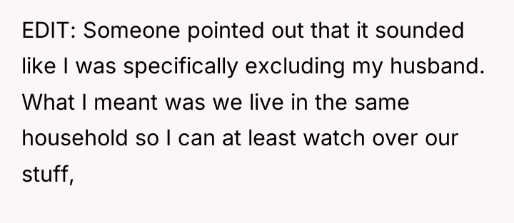 EDIT: Someone pointed out that it sounded like I was...