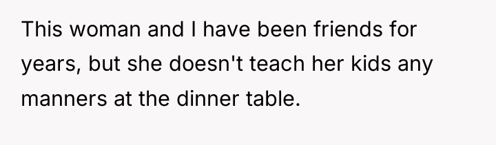 This woman and I have been friends for years, but...