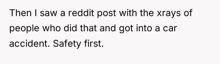 Then I saw a reddit post with the xrays of...