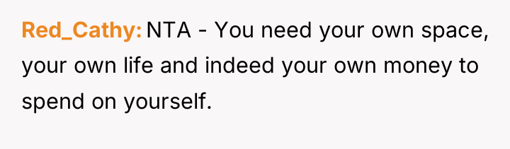 Red_Cathy NTA - You need your own space, your own...