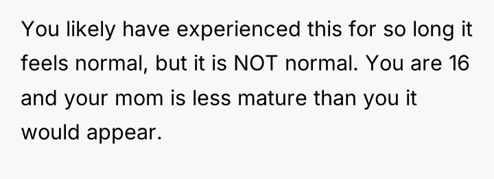 You likely have experienced this for so long it feels...