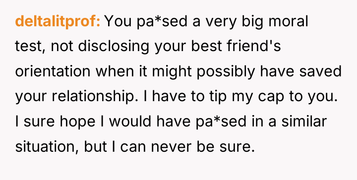 deltalitprof You pa*sed a very big moral test, not disclosing...