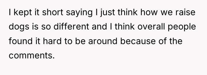 I kept it short saying I just think how we...