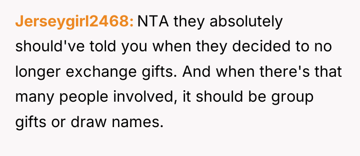 Jerseygirl2468 NTA they absolutely should've told you when they decided...