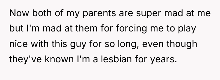 Now both of my parents are super mad at me...