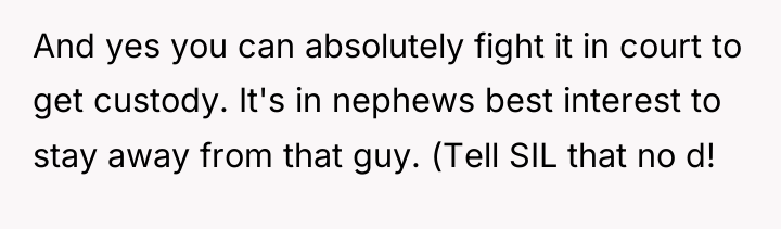 And yes you can absolutely fight it in court to...