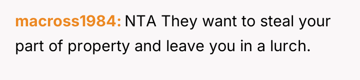 macross1984 NTA They want to steal your part of property...