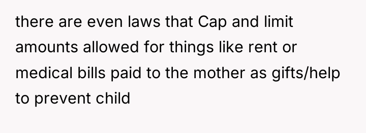 there are even laws that Cap and limit amounts allowed...