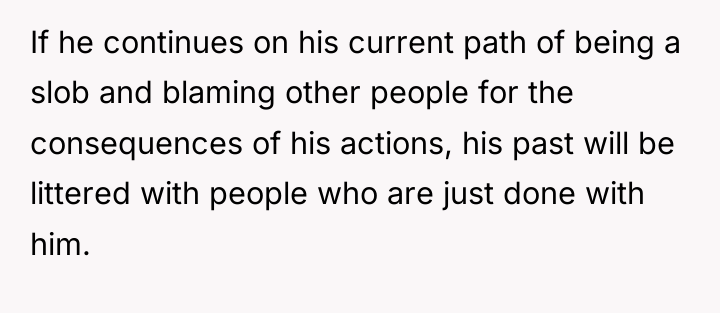 If he continues on his current path of being a...