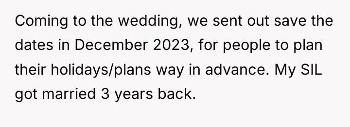 Coming to the wedding, we sent out save the dates...
