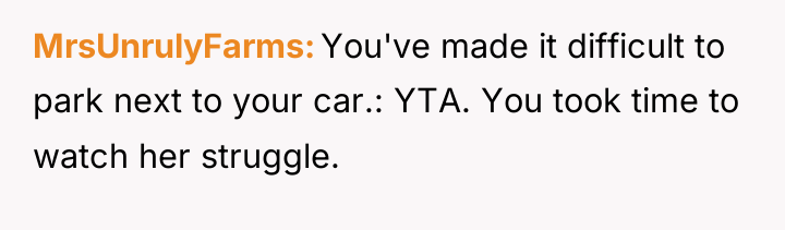 MrsUnrulyFarms You've made it difficult to park next to your...
