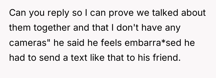Can you reply so I can prove we talked about...