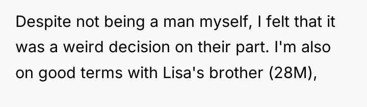 Despite not being a man myself, I felt that it...