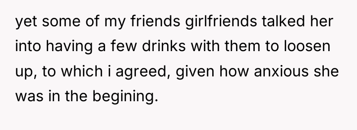 yet some of my friends girlfriends talked her into having...
