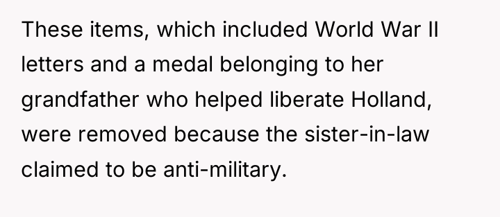 These items, which included World War II letters and a...