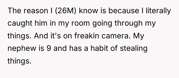 The reason I (26M) know is because I literally caught...