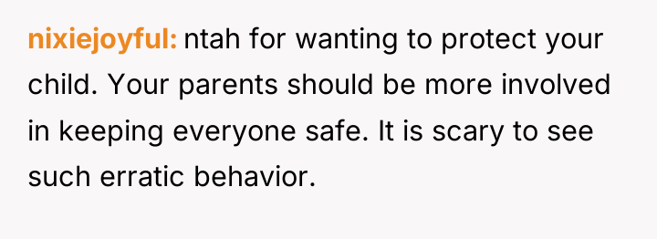 nixiejoyful ntah for wanting to protect your child. Your parents...