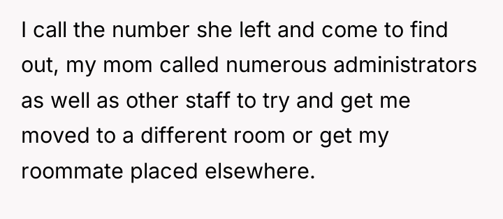I call the number she left and come to find...
