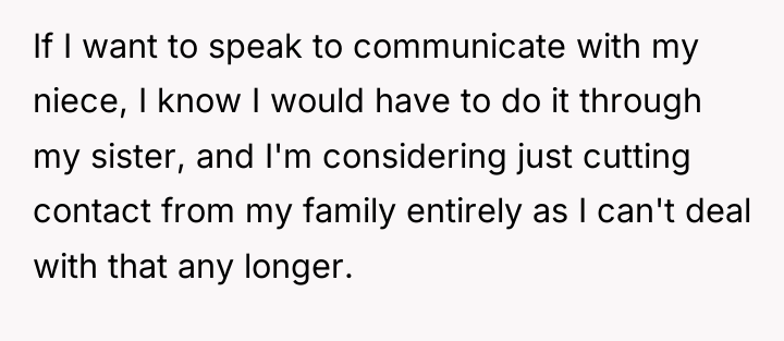 If I want to speak to communicate with my niece,...