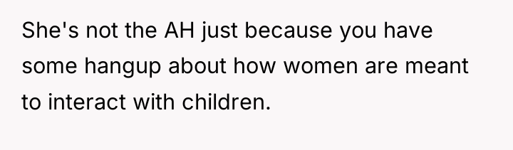 She's not the AH just because you have some hangup...