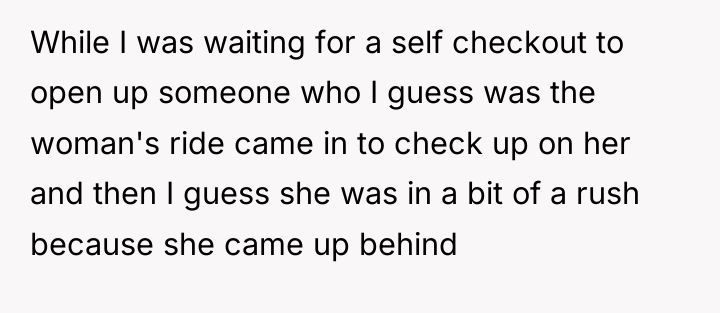 While I was waiting for a self checkout to open...