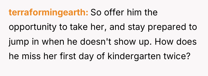 terraformingearth So offer him the opportunity to take her, and...