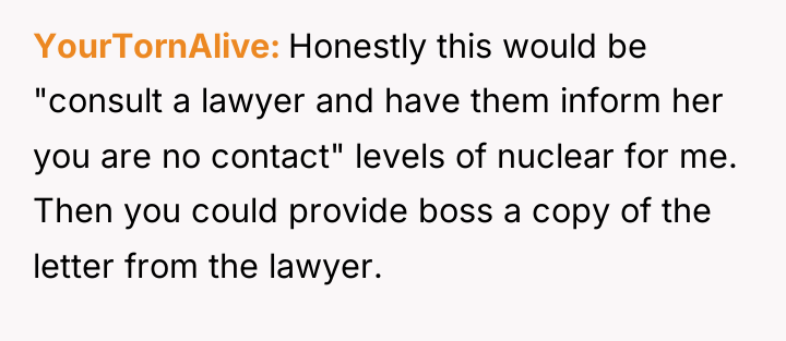 YourTornAlive Honestly this would be "consult a lawyer and have...